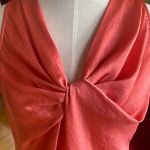 Sunny Leigh Tangerine Top Blouse size M